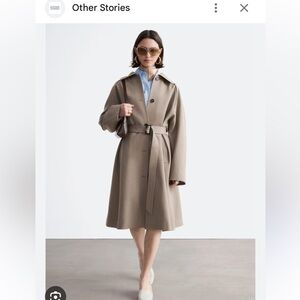 & Other Stories Classic Belted Trench